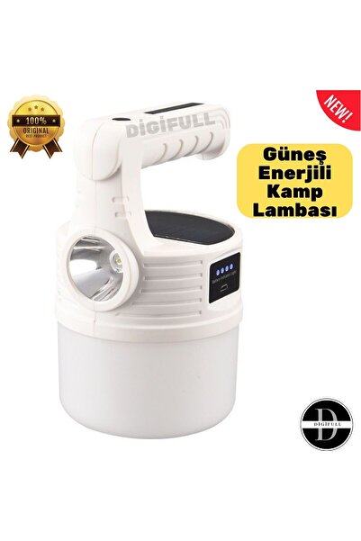 DİGİFULL 10modlu Güneş Enerjili Solar Aydınlatma Kamp Çadır Lambası Ampül Led...