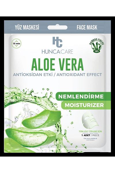 Hunca Care ALEO VERA Paper Face Mask - Antioxidant Effect