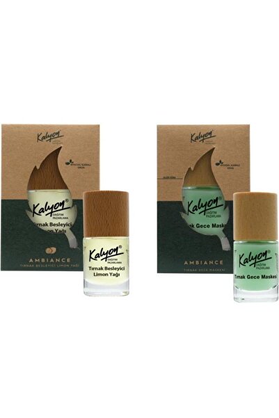 Kalyon Bitkisel Tırnak Besleyici Limon Yağı 11 Ml+tırnak Gece Maskesi 11 Ml*