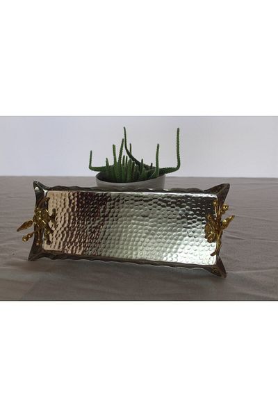 Zinnun Hammer Forged Copper Tray