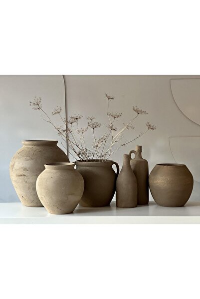 Allegorie.Co Dokulu Mat Vazo Koleksiyonu 6lı Set