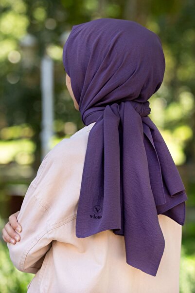 VİOLLA Kadın Pamuk Cazz Şal Mor
