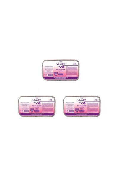 Vi-vet Vivet Sir Pembe Pudralı Kalıp El Ağdası 500mlx3