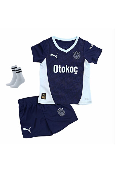 ZİLONG Fêner'bâhç'e Yeni Sezon 24/2025 Isimsiz Temalı Mavi Deplasman Çocuk Fu...