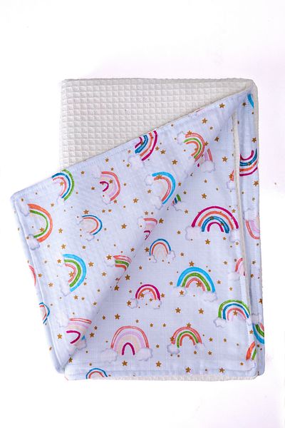 Ferdys Cotton Muslin Pique Baby Blanket