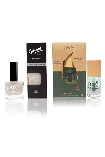 Kalyon Tırnak Beyazlatıcı Cilai+ Bitkisel Tırnak Güçlendirici Cila 11 Ml