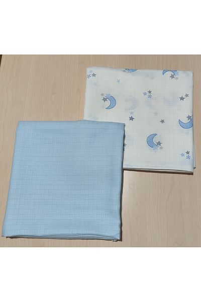 Alpıno 85 Cm*85 cm Baby Muslin Blanket - 2 Pcs 100% Cotton Baby Blanket