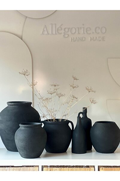 Allegorie.Co Dokulu Mat Vazo Koleksiyonu 6lı Set