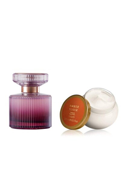 Oriflame Amber Elixir Mystery Edp 50 ml Amber Krem Set (%100 ORJİNAL,BARKOTLU ÜRÜN)