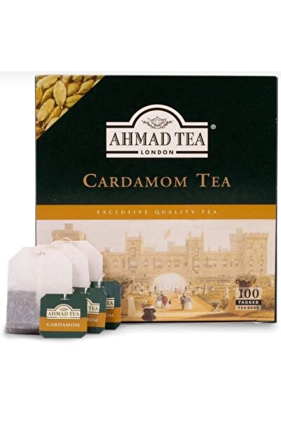 Ahmad Tea Cardamom (kakuleli) Siyah Çay Bardak Sallama 100 lü
