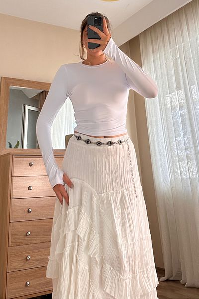 Sorridi Soft Touch White Toe Blouse