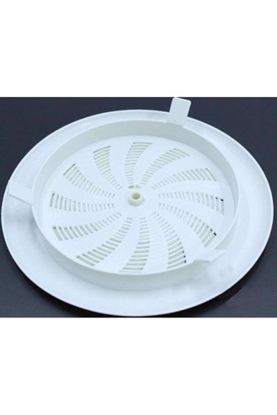 PartiAsya White Rotating Chimney Cap