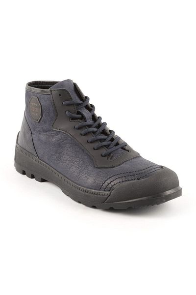 Libero 1339 Navy Blue Nubuck Casual ανδρικές μπότες με μαλλί εσωτερικά
