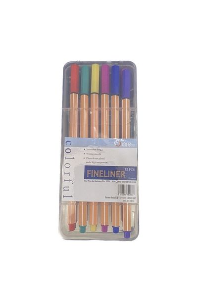 Colorful Fineliner 12 Pencils