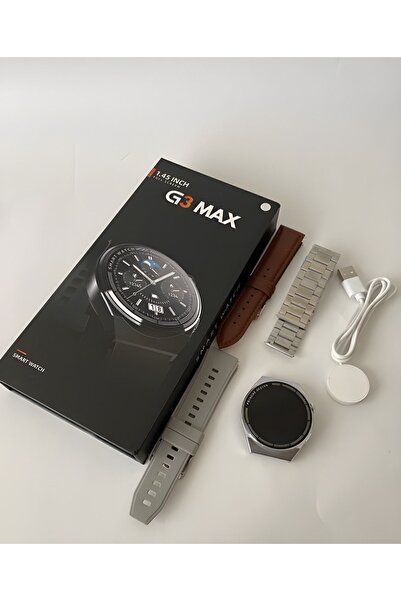 Genel Markalar Watch Gt3 Max (3 Kordonlu) Bt Çağrı Destekli Akıllı Saat