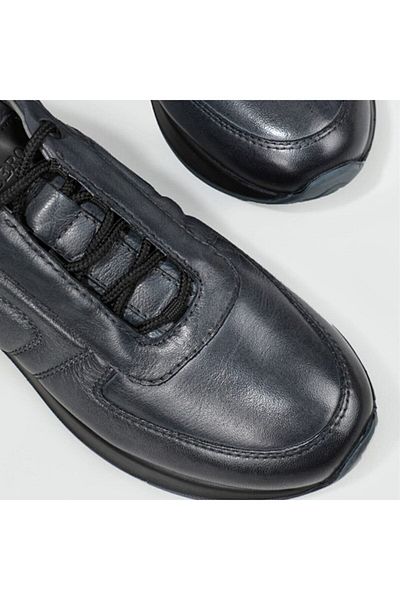 Libero 3896 Γκρι Χρώμα Γνήσιο Δερμάτινο Casual Ανδρικά Παπούτσια