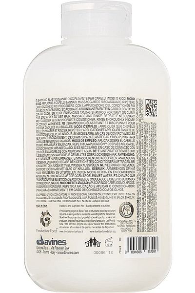 Davines Forbeautynesli 5Vegan Love Curl Shampoo - Wavy and Moisture Detailed, Special for Hair Fbn.62