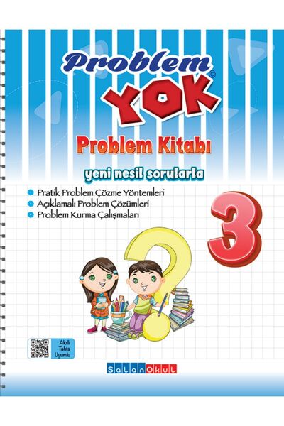 Salan Yayınları 3. Sınıf Problem Yok Kitabı Salan Okul