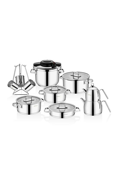 AROW Venita 16 Piece Steel Dowry Set