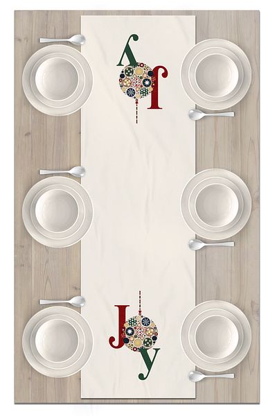 Bertille Home New Year's Series - 140X40 cm Digital Printed Christmas Runner