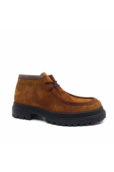 Libero 4512 Ανδρικές μπότες από γνήσιο δέρμα Nubuck Tan Color