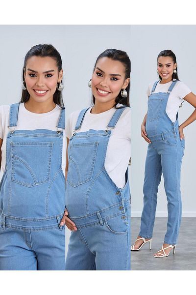LİYACA Pregnant Salopette Overall