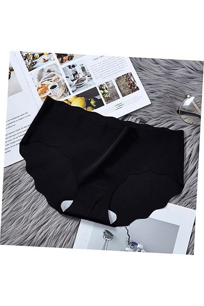 Sweet Sauna High Waist Stretchy Black Corset - Micro Transparent Seamless Women's Briefs, Thin Breathable