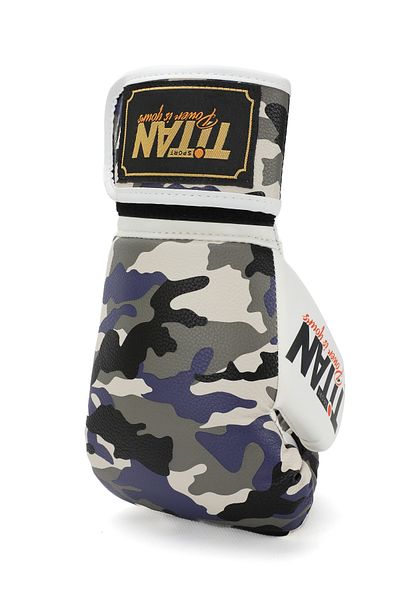 Titan Sport Purple Camouflage Boxing Gloves