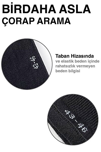 ANTHONY JACKSON 10'lu Kutu Bambu Premium Dikişsiz Bay - Sneaker Çorap