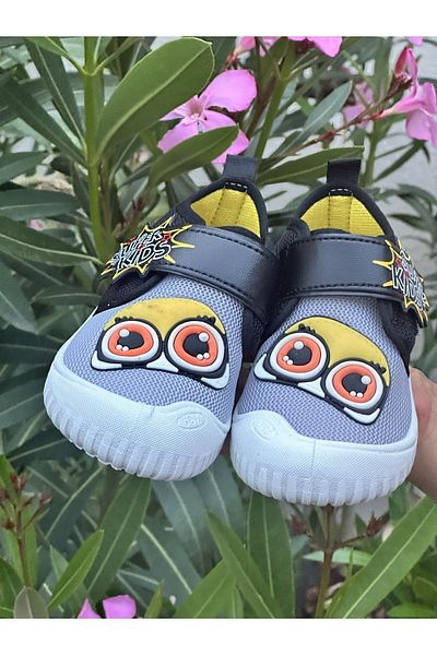 Bold Boutique Παιδικές παντόφλες Νηπιαγωγείο Σπίτι Σχολικά Παπούτσια Μαλακή αντιολισθητική σόλα Velcro Nursery Shoes