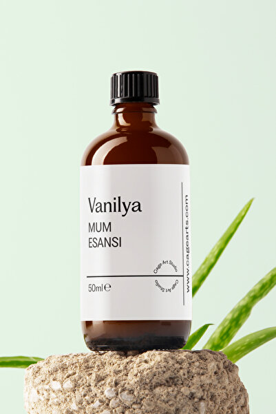 Cageartstudio Vanilya Mum Esansı 50 Ml, Yüksek Kalite Mum Esansı, Mum Koku Esansı, Soya Wax Esansı