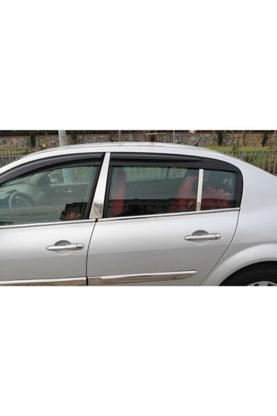 Kml34tuning55 Renault Megane 2 Krom Kapı Direği 4 Parça 2003-2008 Paslanmaz