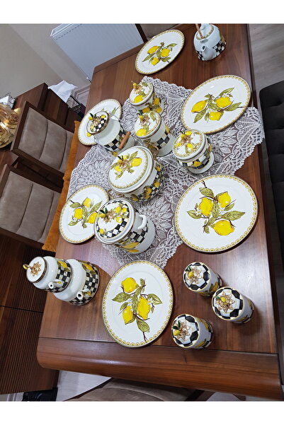 Miss Betty Emaye Limon Serisi full set linda çeyiz 10 ürün