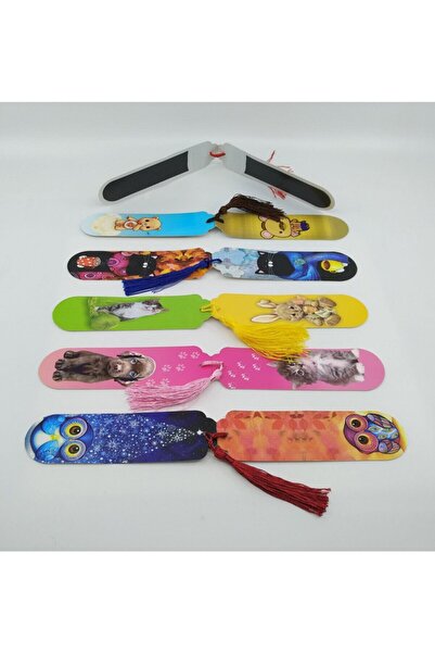 Giftsturkiye Cute Animal with Tassels and Magnet inside Bookmark