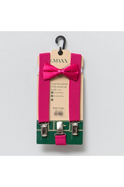 MİNİLOPPOO Комплект панталони с тиранти и папийонка за деца (0-24 месеца)