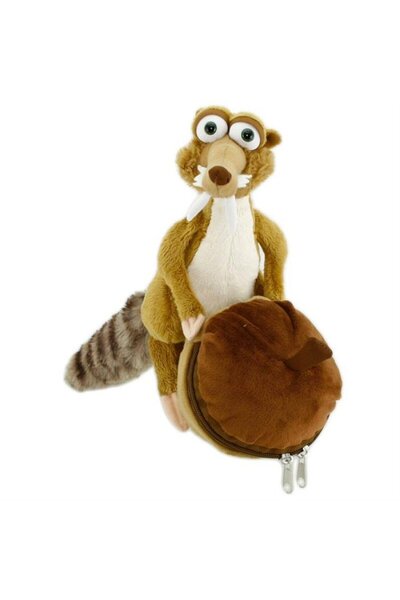mavi su dünyası Peluş Ice Age Scrat ve Hediyesi