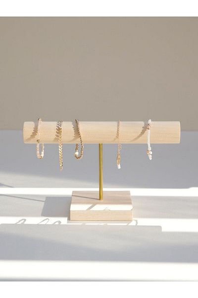 viveres Zenith Medium Long Wooden Bracelet - Watch and Glasses Organizer, Decorative Organizer