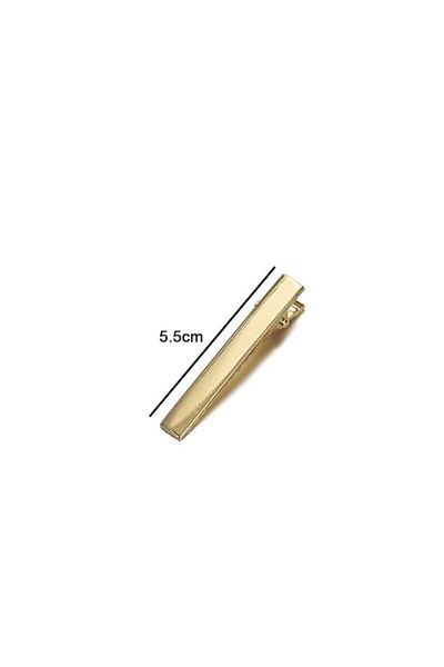 Hepimizin Κλιπ αλιγάτορα σε χρυσό χρώμα - 5,5 cm, 35 τεμάχια