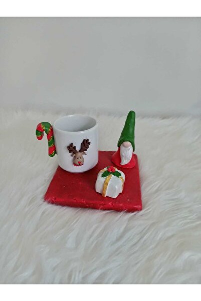 Generic Brand Model de ceașcă de cafea cu tematică de Moș Crăciun pentru cado...