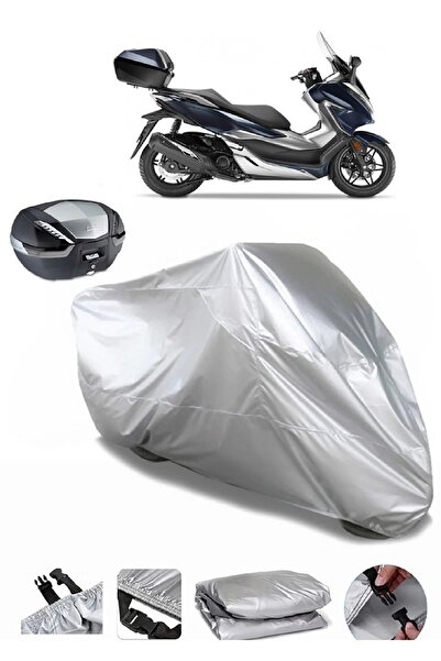 AUTOLION حقيبة خلفية متوافقة مع حامل الدراجة النارية Honda NSS250 (Forza 250).