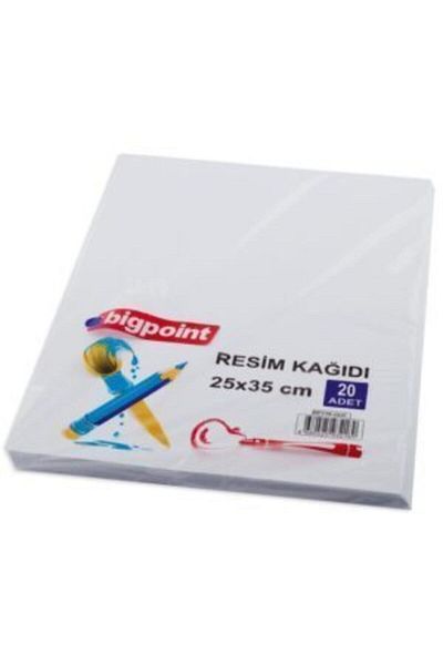 Bigpoint Watercolor Paper 25x35cm 20 Pieces - 300 Grams