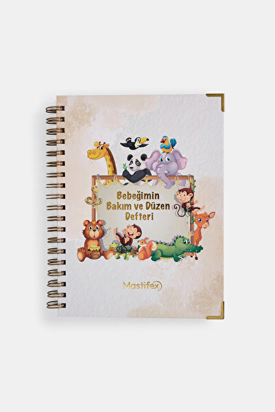 Mastifex مجلة تتبع الطفل وزيادة الحليب للأطفال من 0 إلى 6 أشهر - كتاب العناية والتنظيم