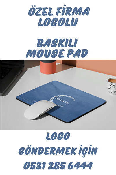 HAYAGU Firma Logolu Mouse Pad, Kurumsal Fare Altlığı, Firmaya Özel Mouse Pad,...