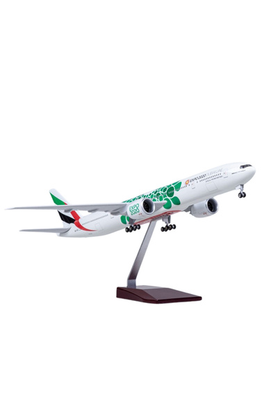 ITSOLD 1/157 Ölçekli Dubai United Arab Emirates EXPO 2020 Boeing 777 Model Uçak