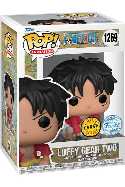 Funko قطعة واحدة - لوفي جير 2 إصدار خاص بوب! شخصية الرسوم المتحركة - مطاردة متعددة الألوان حصرية