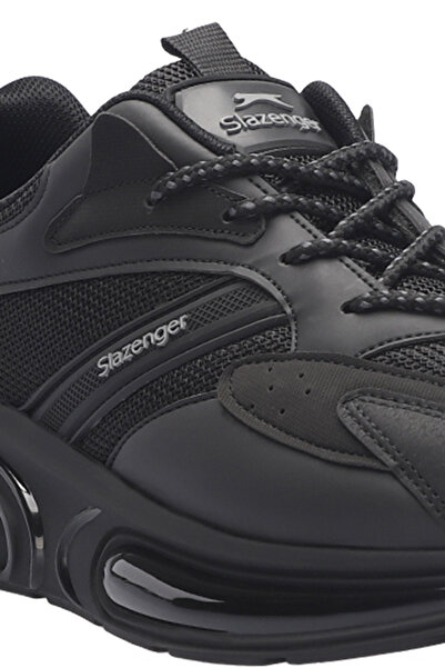 Slazenger GRANT IN Erkek  Siyah / Koyu Gri Koşu & Yürüyüş Spor Ayakkabısı