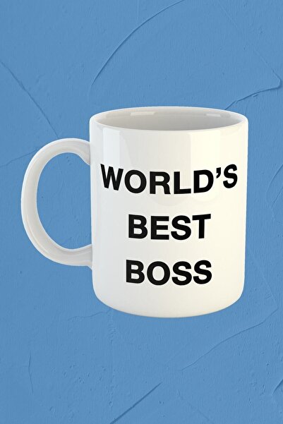Genel Markalar The Office " World`s Best Boss & Dunder Mifflin " Özel Kupa Ba...