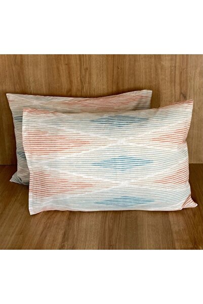 ELFHOME طقم غطاء وسادة ملون مكون من قطعتين