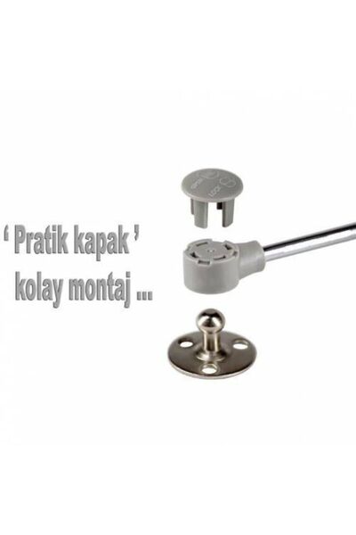 Std Dolap Amortisörü Gazlı Piston Kapak Hidroliği (27 CM 80N)-4 Adet