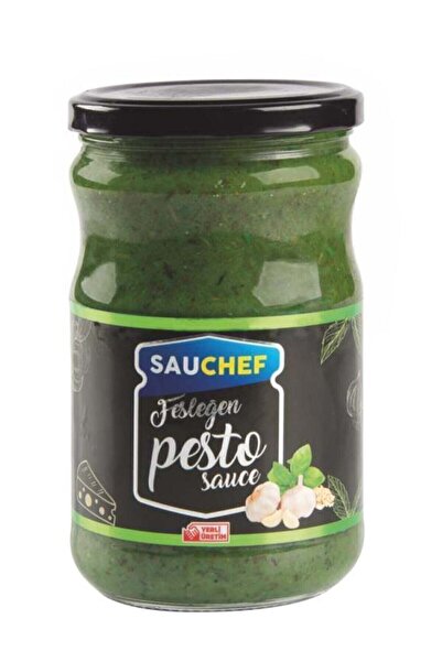 SAUCHEF Pesto Sos 600 gr Cam Şişe Yemeklik Sos